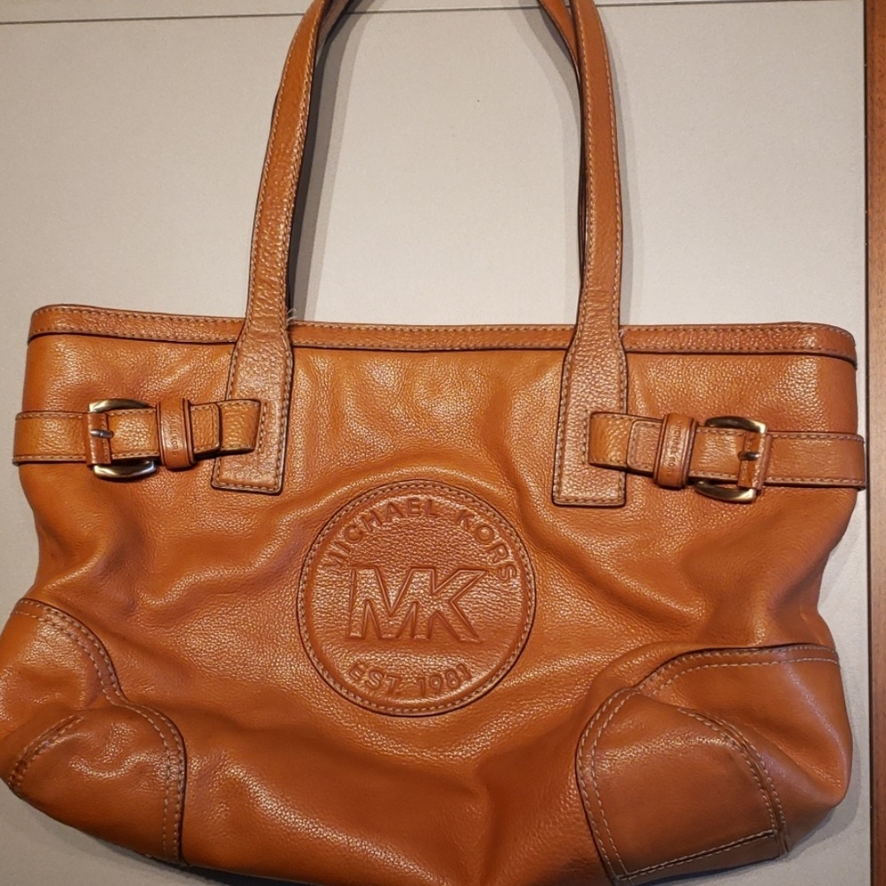 Michael Kors Logo Shoulder Purse Handbag